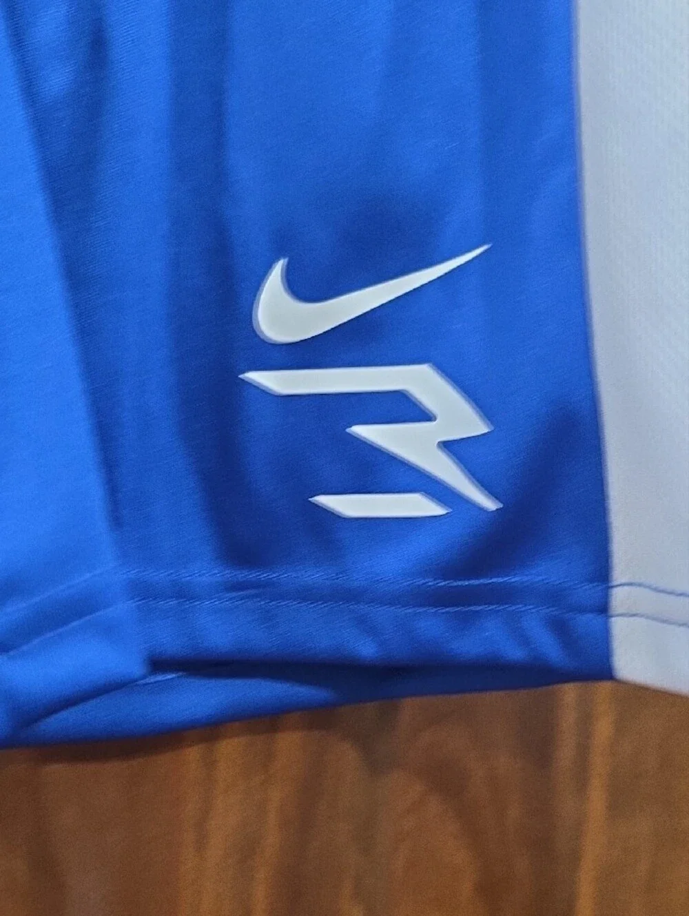 Nike Royal Blue Athletic Shorts with White Panels